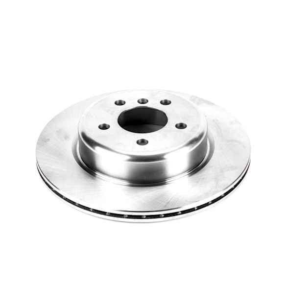 EBR1235 Rear, Driver or Passenger Side Brake Disc, Natural Finish, Plain Surface, Vented, 5 Lugs, Autospecialty By Powerstop