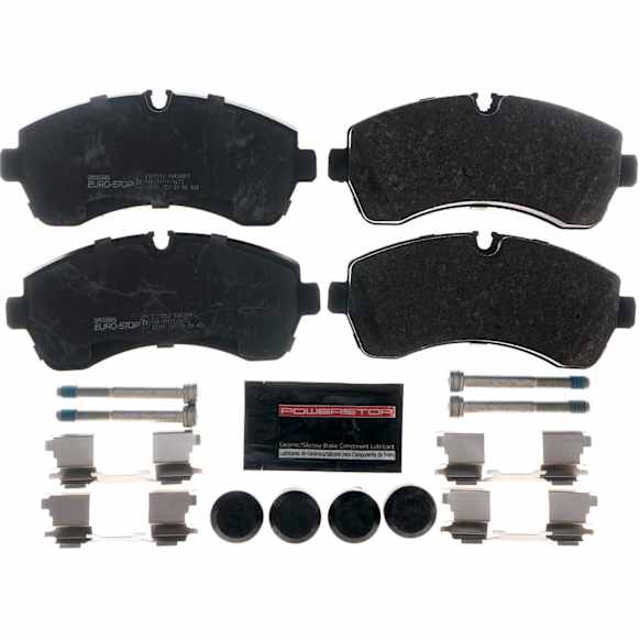 2019 Mercedes Benz Sprinter 2500 Base - Front Semi-metallic Brake Pad Set, 2.0L 4Cyl, Euro-Stop