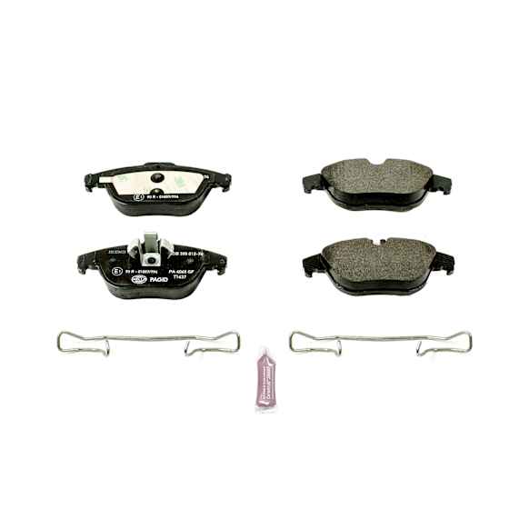 2013 Mercedes Benz C300 - Rear Semi-metallic Brake Pad Set, 3.5L 6Cyl, Requires Wear Sensor - Sold Separately, Euro-Stop