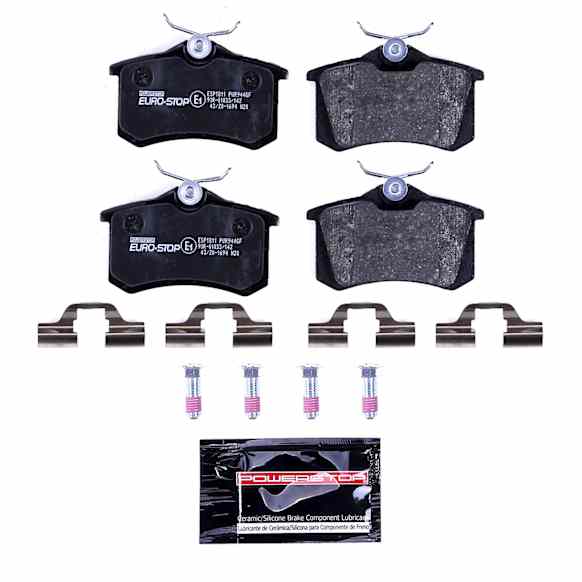 2002 Audi S6 - Rear Semi-metallic Brake Pad Set, 4.2L 8Cyl, Euro-Stop