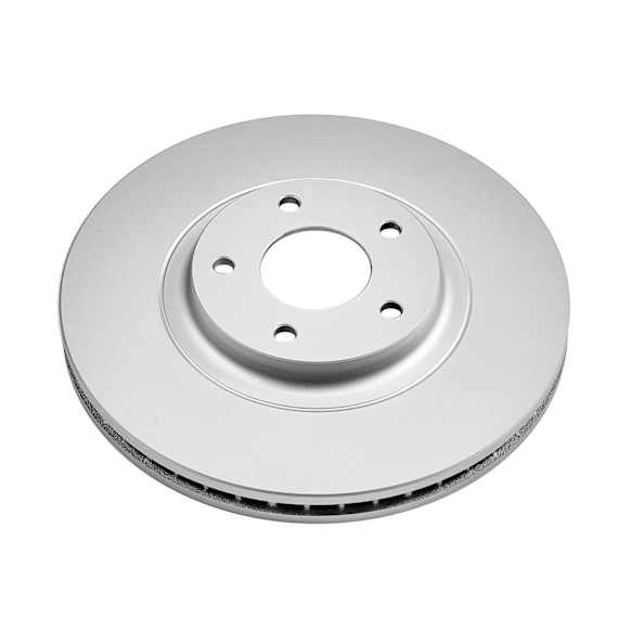 2004 Nissan Maxima - Front, Driver or Passenger Side Brake Disc, Geomet Coated, Plain Surface, Vented, 5 Lugs, 319 mm, 3.5L 6Cyl, Evolution Geomet Coated High Carbon