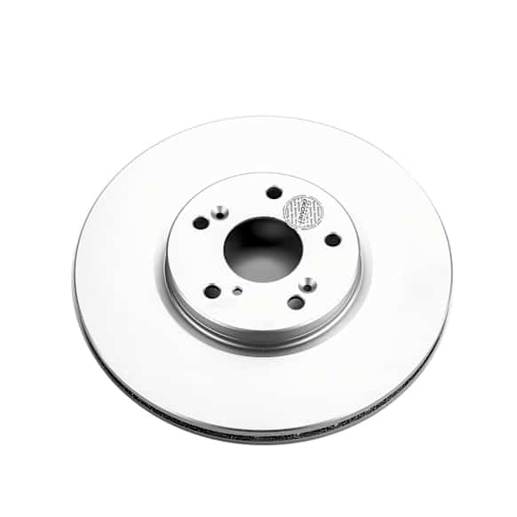 JBR1143EVC Front, Driver or Passenger Side Brake Disc, Geomet Coated, Plain Surface, Vented, 5 Lugs, 309.88 mm, Evolution Geomet Coated High Carbon