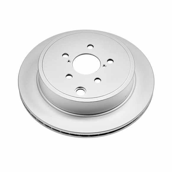 JBR1501EVC Rear, Driver or Passenger Side Brake Disc, Geomet Coated, Plain Surface, Vented, 5 Lugs, Evolution Geomet Coated High Carbon
