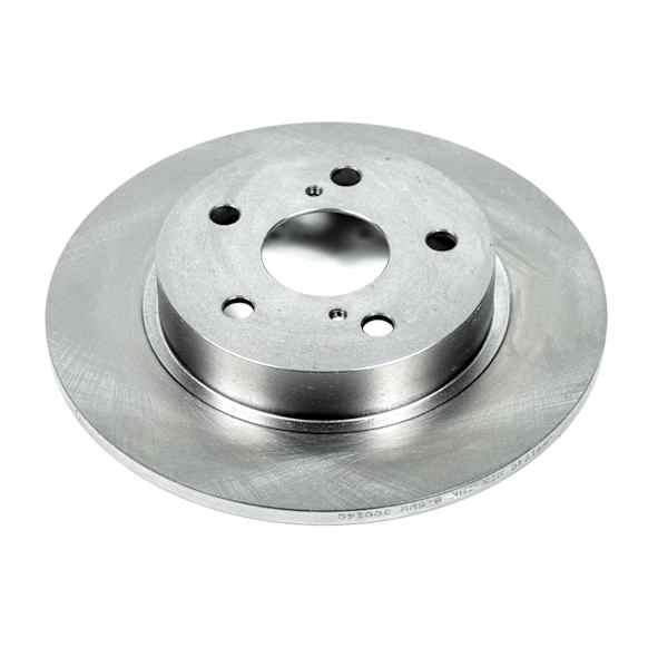 JBR1540 Rear, Driver or Passenger Side Brake Disc, Natural Finish, Plain Surface, Vented, 5 Lugs, 2.5L, 4Cyl, Autospecialty By Powerstop