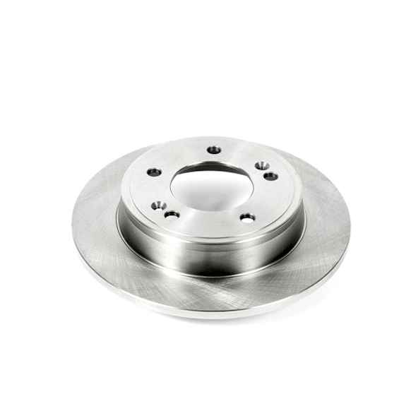 2015 Kia Forte - Rear, Driver or Passenger Side Brake Disc, Plain Surface, Vented, 5 Lugs, 1.8L 4Cyl, Autospecialty By Powerstop