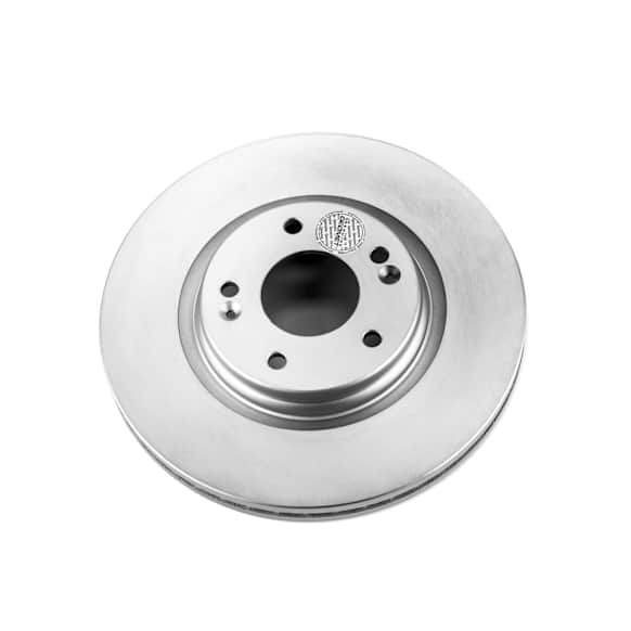 2017 Kia Soul - Front, Driver or Passenger Side Brake Disc, Plain Surface, Vented, 5 Lugs, 304.8 mm, Turbocharged, 1.6L 4Cyl, Evolution Geomet Coated High Carbon
