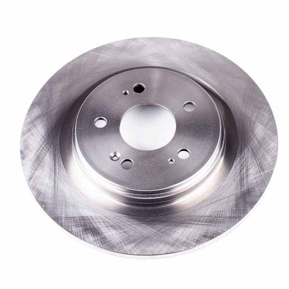 JBR1756 Rear, Driver or Passenger Side Brake Disc, Plain Surface, Solid, 5 Lugs, 3.5L, 6Cyl, Autospecialty By Powerstop