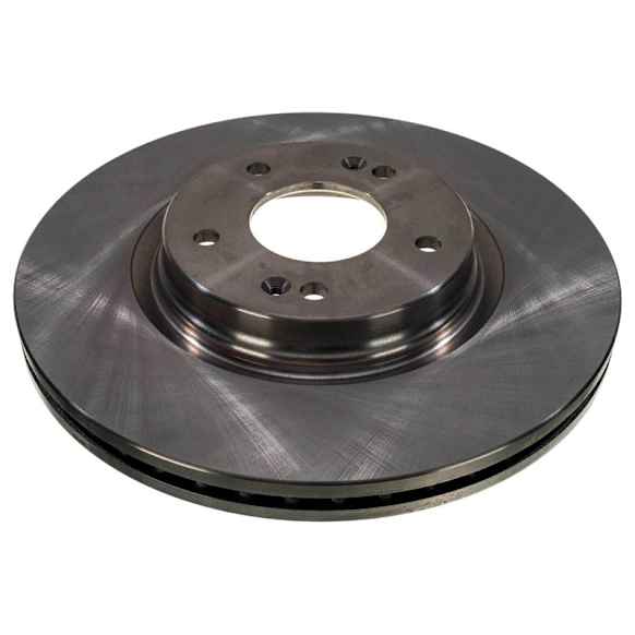 JBR1908 Front, Driver or Passenger Side Brake Disc, Plain Surface, 5 Lugs, Autospecialty By Powerstop