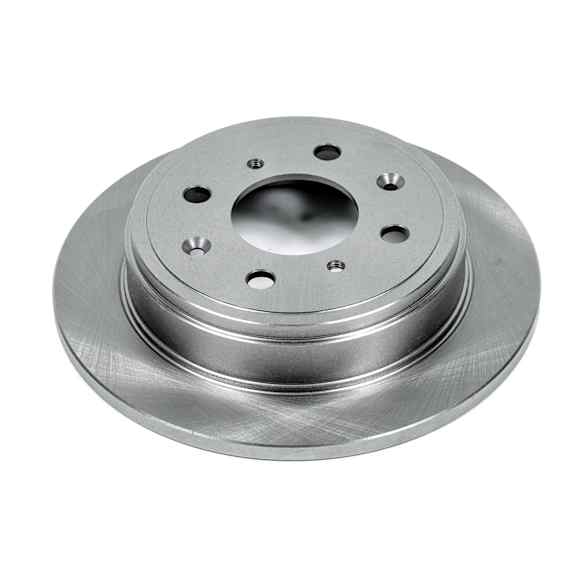 JBR308 Rear Brake Disc, Natural Finish, Plain Surface, Vented, 4 Lugs, 239 mm, Autospecialty By Powerstop