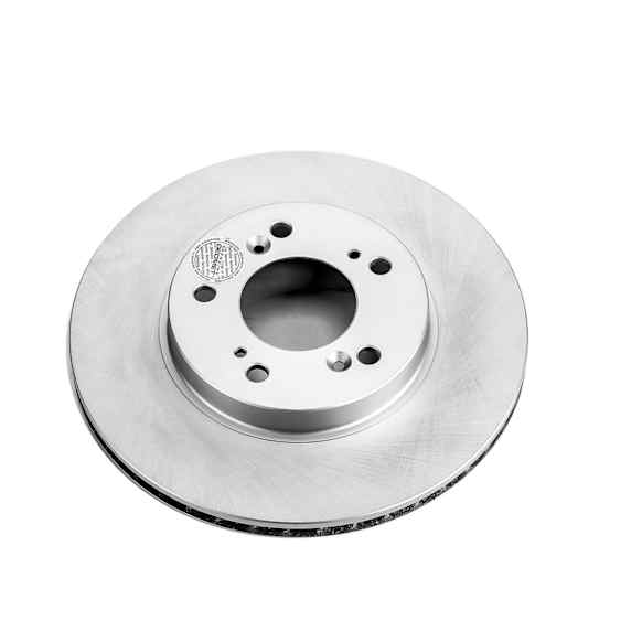 JBR528EVC Front, Driver or Passenger Side Brake Disc, Geomet Coated, Plain Surface, Vented, 5 Lugs, 281.94 mm, Evolution Geomet Coated High Carbon
