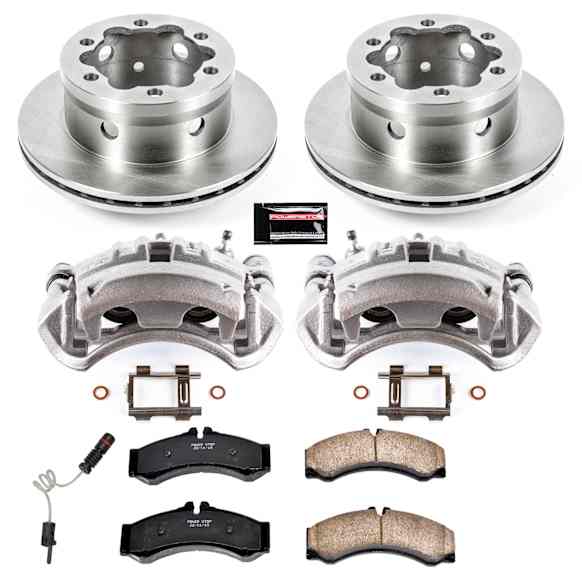 2004 Dodge Sprinter 3500 - Rear Brake Kit With Calipers, Natural Finish, Plain Surface, 6 Lugs, 284.5 mm, Models with 285mm front rotors and 285mm rear rotors - Bosch Brake System, Ceramic, Natural, Z17 OE Replacement