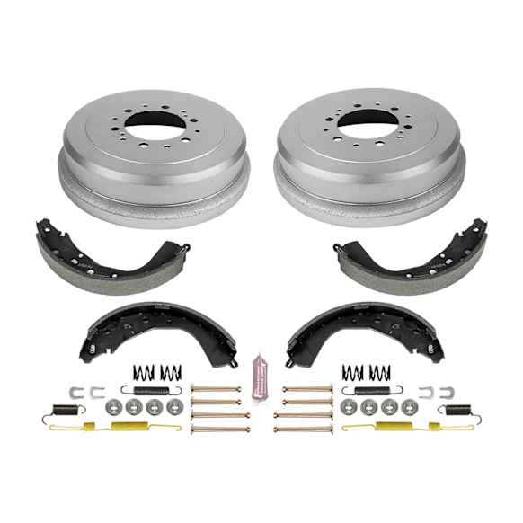 KOE15373DK Rear OE Stock Replacement Drum + Shoe Kit, Fits 6 lugs