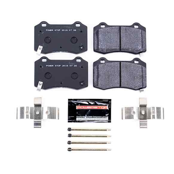 2019 Dodge Charger - Rear Carbon Fiber Metallic Brake Pad Set, 6.4L 8Cyl, 4 or 6 Piston Front Caliper, Track Day