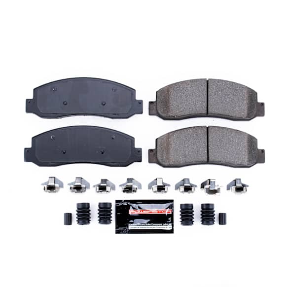 Z23-1069 Front Z23 Daily Carbon-Fiber Ceramic Brake Pads with Stainless-Steel Hardware Kit