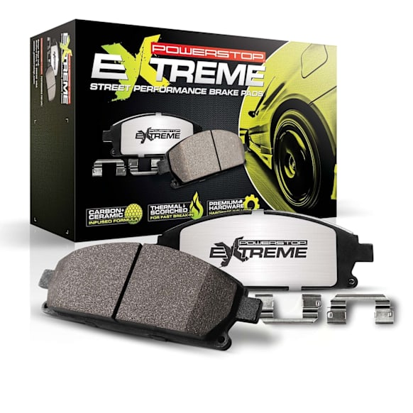 Z26-374 Rear Z26 Street Warrior Carbon-Fiber Ceramic Series Carbon Fiber Ceramic Brake Pad Set