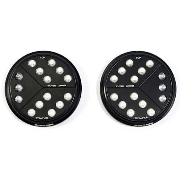 12016 LED Headlight, With bulb(s), Clear Lens, Luminix LED Series