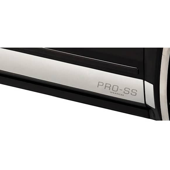 3751460 Driver and Passenger Side Rocker Panel Trim, Polished, Stainless Steel, 10 Pieces, Crew Cab Pickup Pro Series