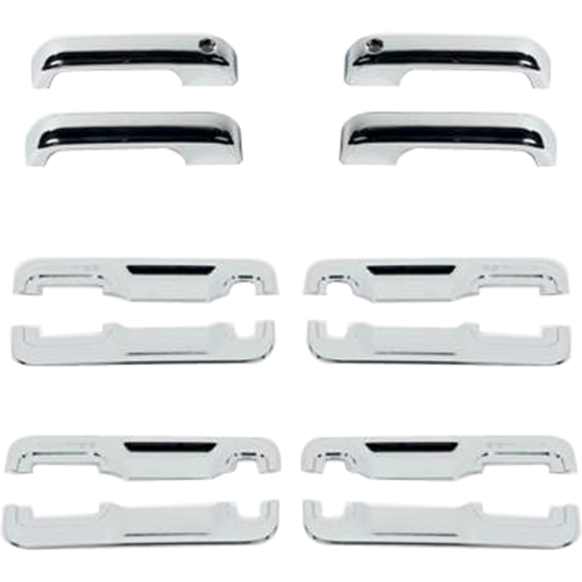 401063 ABS Plastic Plain Door Handle Cover, Chrome