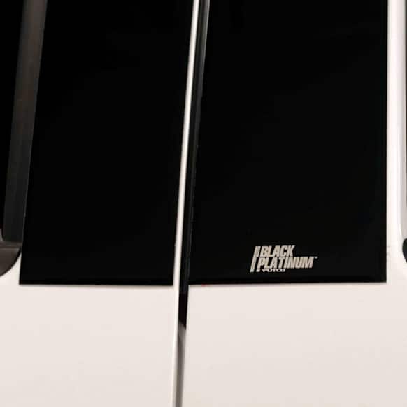 402679BP Pillar Trim, Black Platinum, 4 Pieces