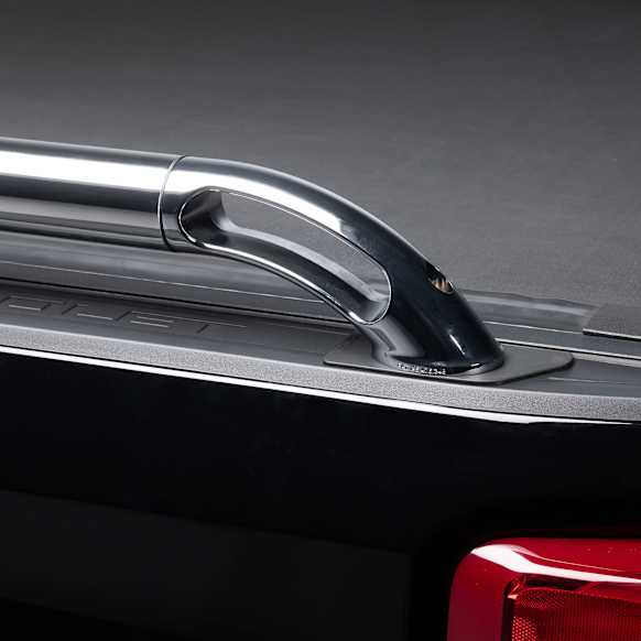 2020 GMC Canyon - Bed Rails, 74.0,  in. Bed, 2.5 in. Dia., Silver, Stainless Steel, Set of 2