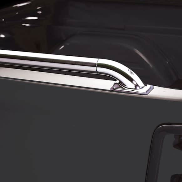 1981 GMC C2500 - Bed Rails, 96.0,  in. Bed, Fleetside, Silver, Stainless Steel, Set of 2