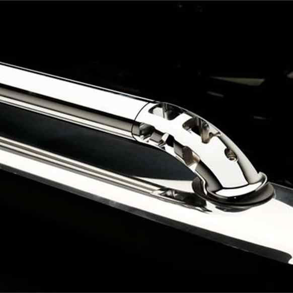 69857 Bed Rails - Chrome, Stainless Steel, Direct Fit, Set of 2