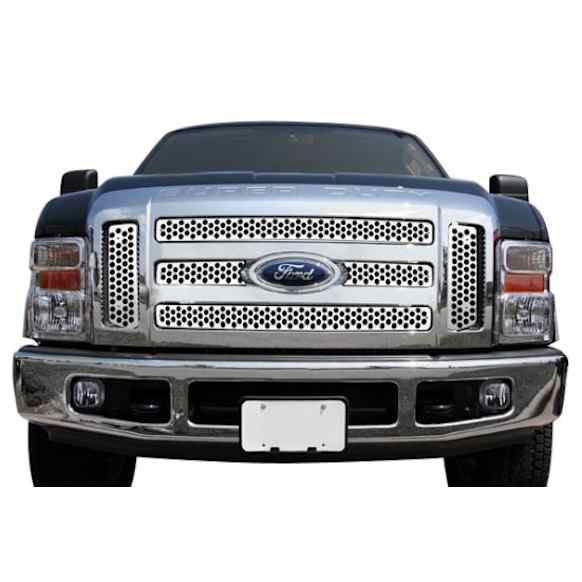 84197 Grille, Chrome, Billet Grill Overlay