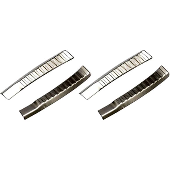 95150 Door Sill Protector - Chrome, Stainless Steel, Direct Fit, Set of 4