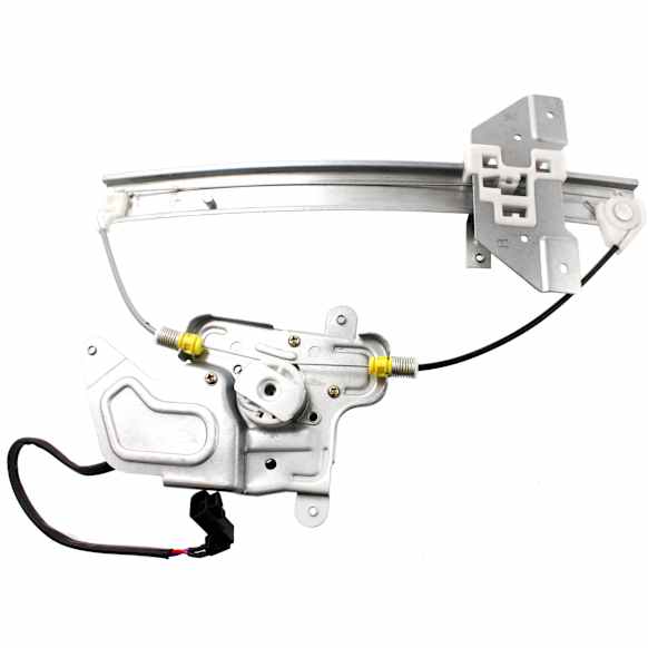 Sedan Rear, Passenger Side Power Window Regulator, With Motor