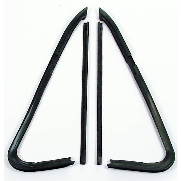 1973 GMC Jimmy - Door Molding and Beltlines, Front Door, Left and Right Hand, Black