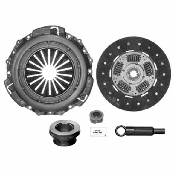 1997 Ford Mustang - Clutch Kit, 10 1/2 in. Clutch Diameter, 10 Tooth Spline, 1 1/16 in. Input Shaft Diameter, With Alignment Tool, Without Flywheel, With Release Bearing, OE Replacement Series