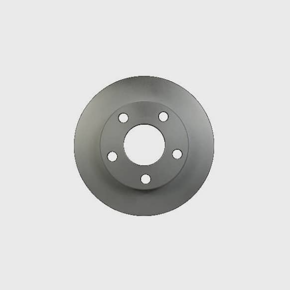 355122382 Rear, Driver or Passenger Side Brake Disc, Plain Surface, Solid, 5 Lugs