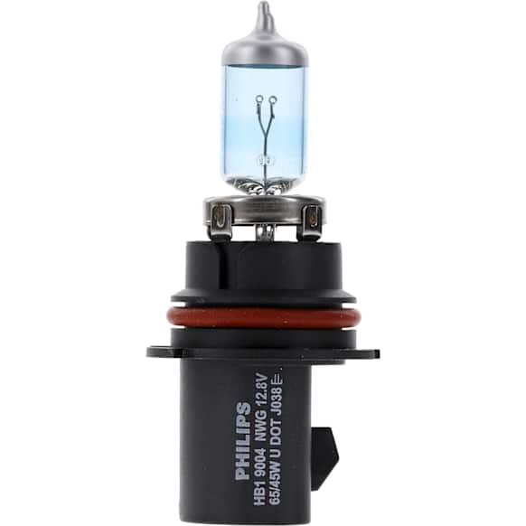 9004CVPS2 Driver or Passenger Side CrystalVision Platinum Series Halogen 9004 Headlight Bulb, Low and High Beam, Brilliant White Light, Up to +60% Vision, Set of 2