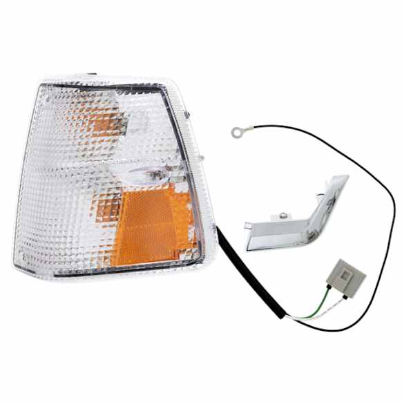 1312623 Front, Driver Side Turn Signal Light, Without bulb(s)