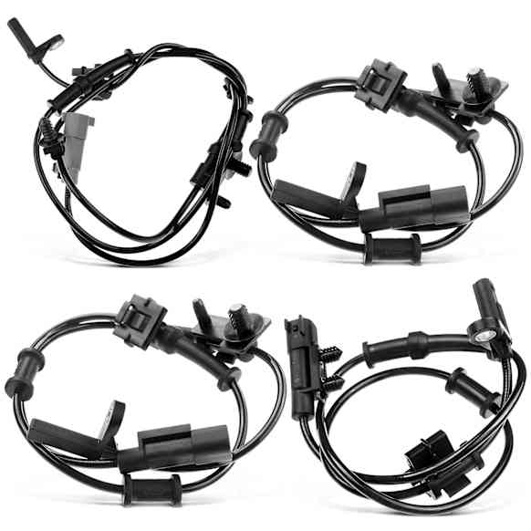 APABS2106 4 Pcs Front & Rear ABS Wheel Speed Sensor