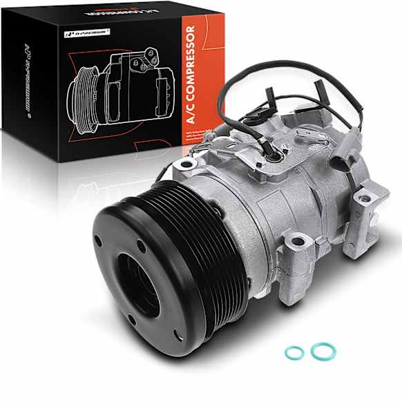 2016 Toyota Sequoia - A/C Compressor, 10SR19C Style, It comes With Clutch, With Clutch, 8-Groove Pulley, 5.7L 8Cyl