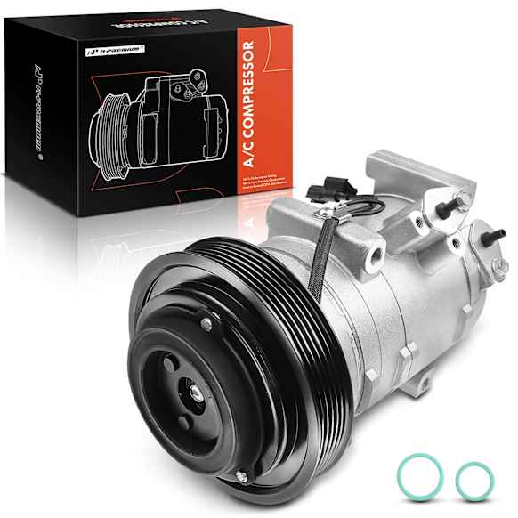 2011 Honda Accord - A/C Compressor, It comes With 10SR15C Compressor, Clutch and 6-Groove Pulley, With Clutch, 6-Groove Pulley, 3.5L 6Cyl