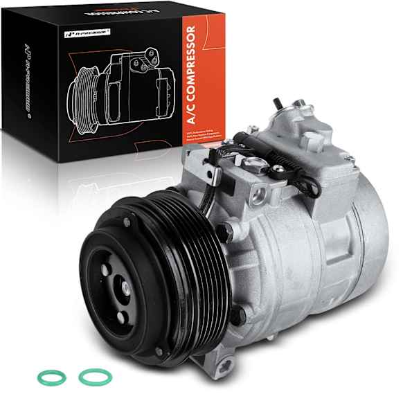 2009 BMW X3 - A/C Compressor, With Clutch, 6-Groove Pulley, 3.0L 6Cyl