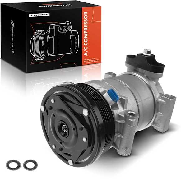 APACC084 AC Compressor with Clutch with 6-Groove Pulley