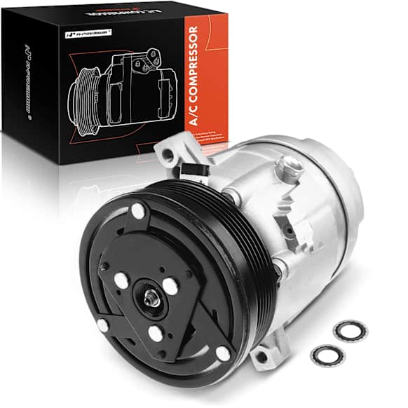 2002 Pontiac Sunfire - A/C Compressor, It comes With V5 Compressor, Clutch and 5-Groove Pulley, With Clutch, 5-Groove Pulley, 2.2L 4Cyl