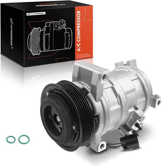 APACC124 AC Compressor with Clutch & Pulley