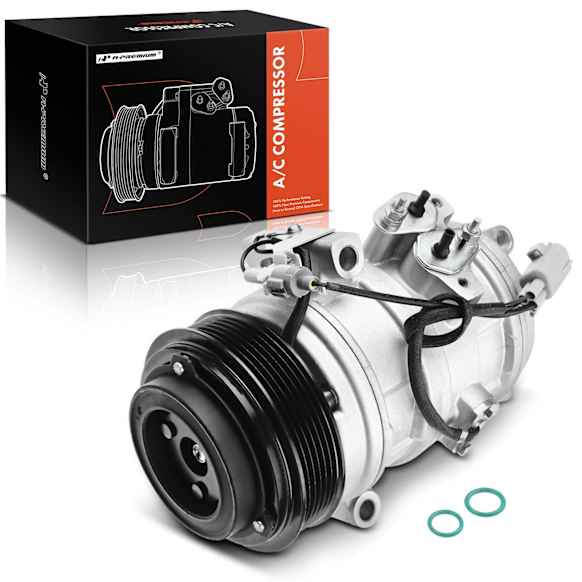 2003 Toyota Sequoia - A/C Compressor, Fit for the Vehicles With 10S20C Compressor, With Clutch, 6-Groove Pulley, 4.7L 8Cyl