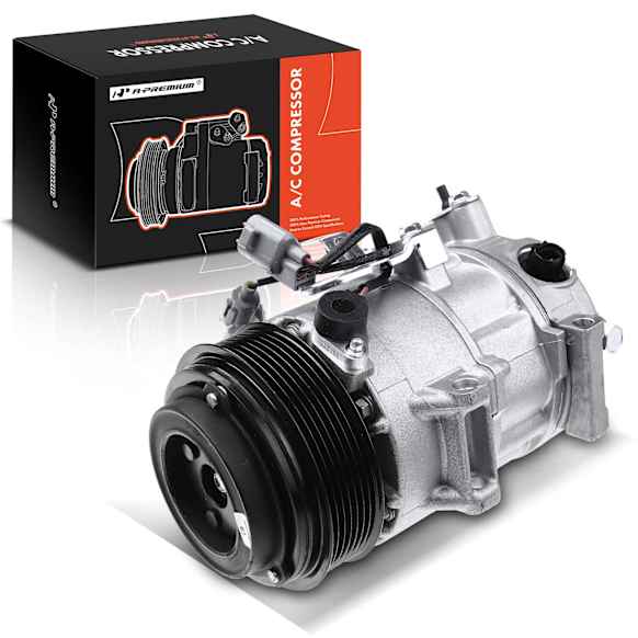 2005 Toyota Avalon - A/C Compressor, With Clutch, 7-Groove Pulley, 3.5L 6Cyl