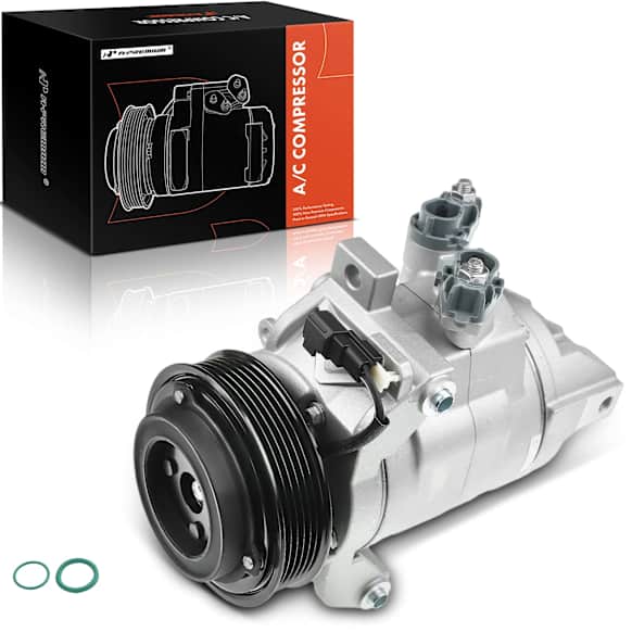 2015 Ford F-150 - A/C Compressor, With Clutch, 6-Groove Pulley, 2.7L 6Cyl