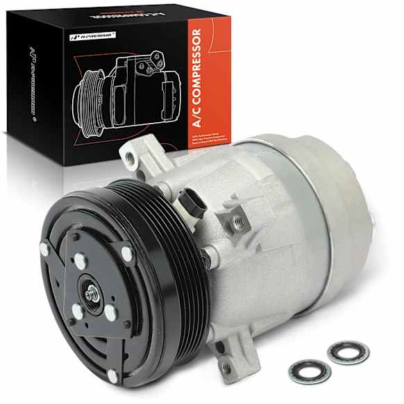 APACC232 AC Compressor with Clutch with 6-Groove Pulley