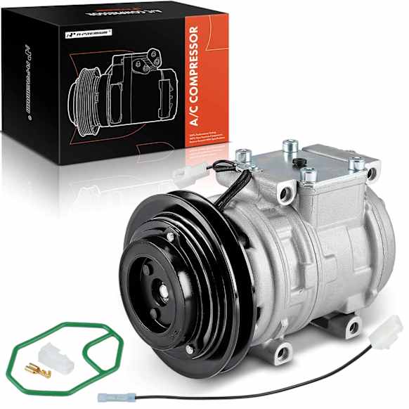 1997 Kia Sportage - A/C Compressor, It comes With 10PA15C Compressor, Clutch and 1-Groove Pulley, With Clutch, 1-Groove Pulley, 2.0L 4Cyl