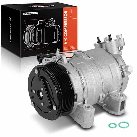2014 Infiniti QX80 - A/C Compressor, With Clutch, 7-Groove Pulley, 5.6L 8Cyl