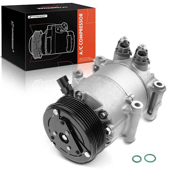 2007 Nissan Versa - A/C Compressor, Automatic Transaxle, With Clutch, 6-Groove Pulley, 1.8L 4Cyl