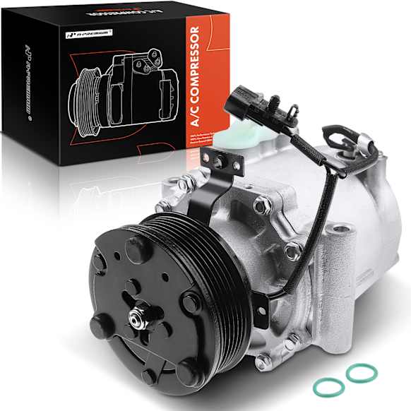 2007 Saturn Vue - A/C Compressor, It comes With Scroll Compressor, With 6-Groove Pulley, With Clutch, 6-Groove Pulley, 3.5L 6Cyl