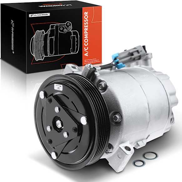 APACC365 AC Compressor with Clutch with 5-Groove Pulley